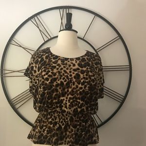 AGB Animal Print Top Size XL